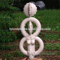 Innovative malaysian style modern stone abstract marble figure art and mother and child sculpture